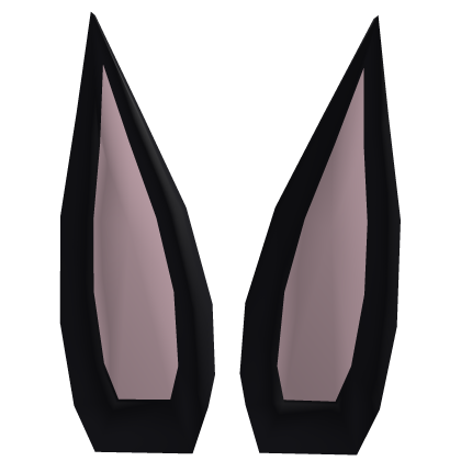 ♡ Cute Bat Ears (Black) Roblox item