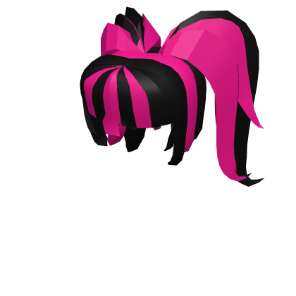 Moe Fluffy Pigtails - Vampire pink/black