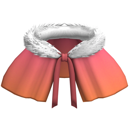 Winter Fur Warm Ember Shoulder Cape Cute Roblox item