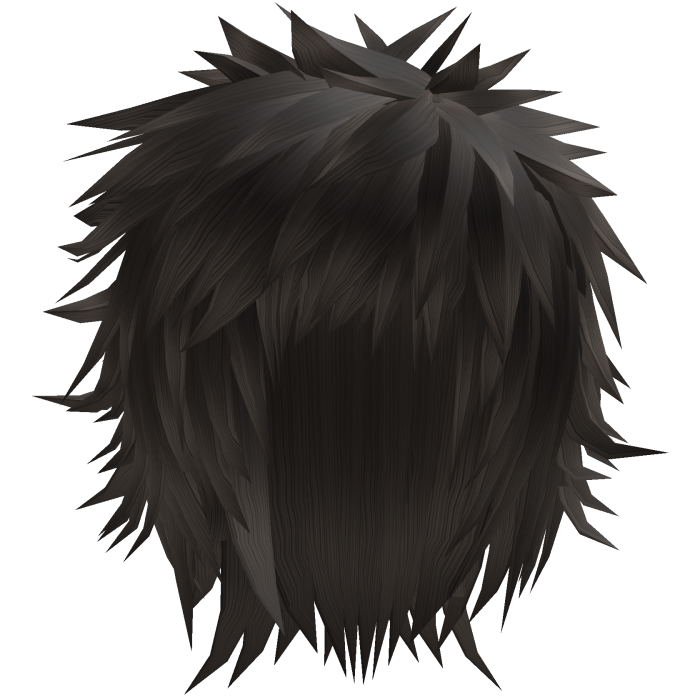 Long Brown Messy Emo Anime Gothic Boy Hair