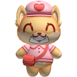 Kawaii Valentines Day Plush