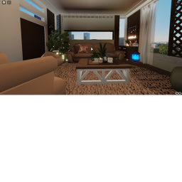 Living room showcase
