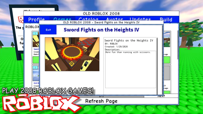 Old ROBLOX 2008 Play On Roblox NoFilter