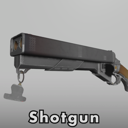 Modern/Sci-Fi Tactical Shotgun - High-Detail PBR 