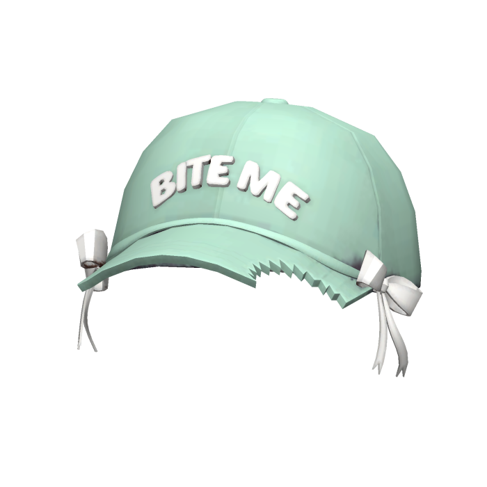 [NEW 🚨] "BITE ME" Cap with Bows in Green/White