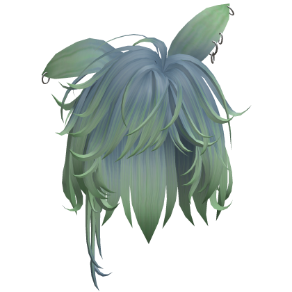 Bunny Ear Shag Hair - Blue & Green