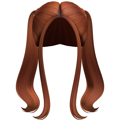 -',ৎ High Flowy Pigtails with Bangs in Ginge