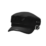 Black Emo Berret Hat