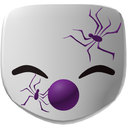 Purple Halloween Spider Mask