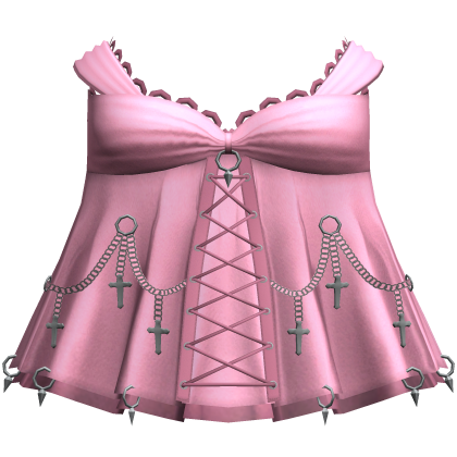 Gothic Pierced Dress Pink 3.0 Roblox item