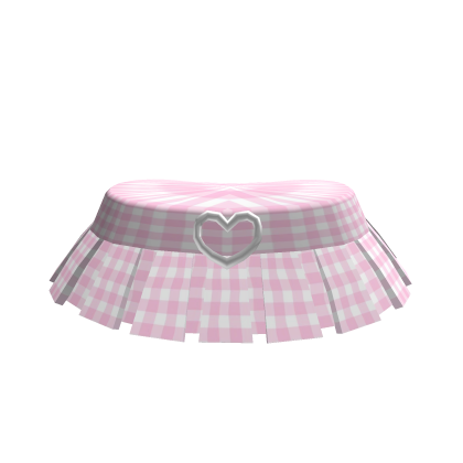 Chibi Girl Pink plaid skirt Roblox