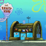 The Krusty Krab restaurant!