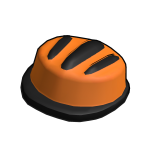 Orange and Black Builder Hat