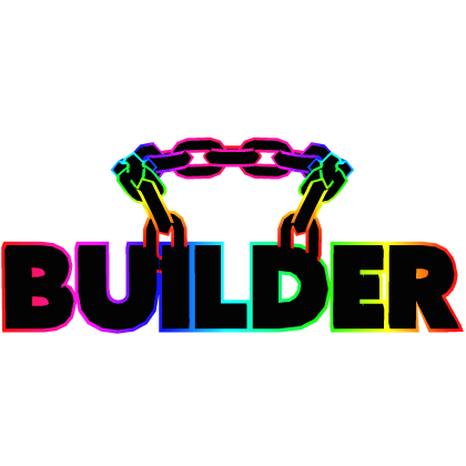 Cartoony Rainbow Builder Chain Roblox item