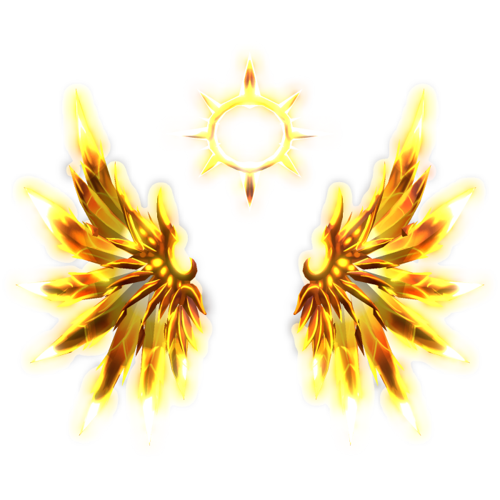 [GLOWING] Saint Wings w/ Angelic Halo