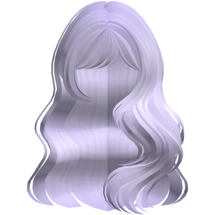 Long Wavy Layered Blowout in Lavender Light Purple
