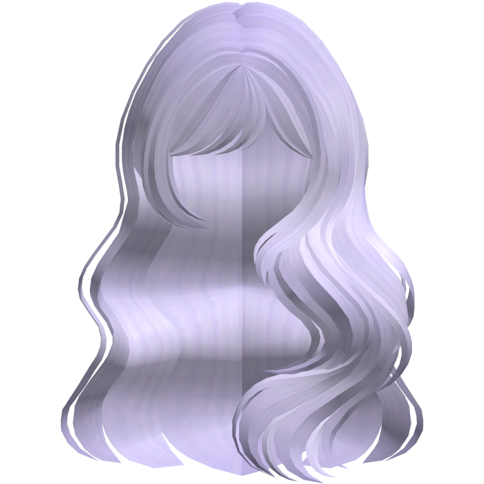 Long Wavy Layered Blowout in Lavender Light Purple