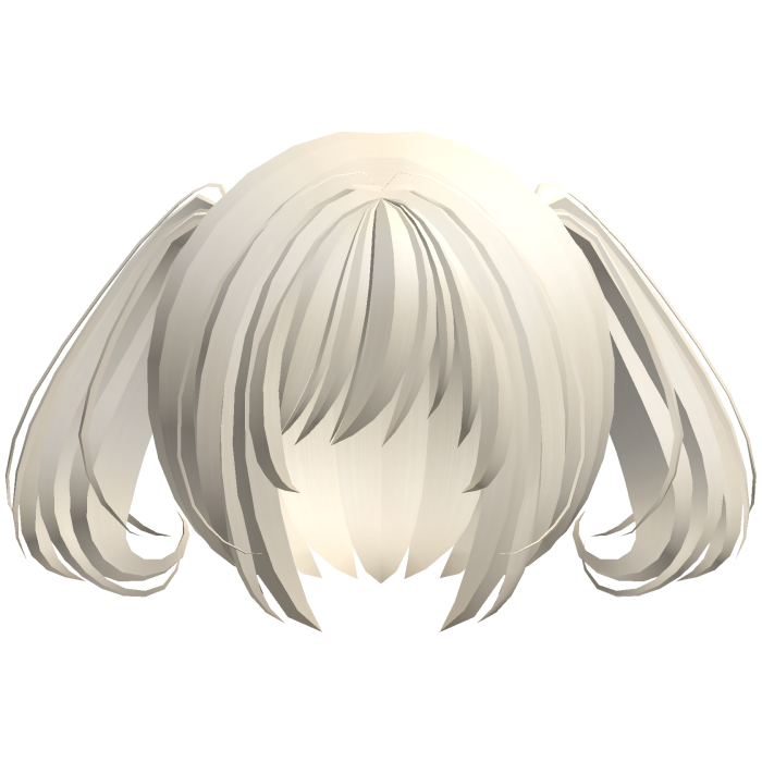 moe swirl kawaii soft ponytails blonde