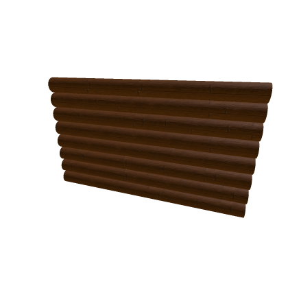 log wall