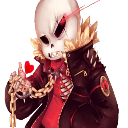 Under fell Sans (transparent) Roblox decal