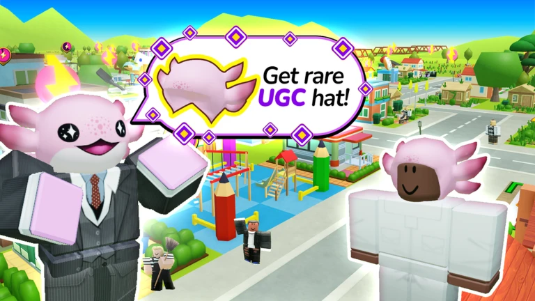 Free UGC!  Axolotl Hat