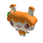 kawaii tangerine fluffy cake fairy plushie ♡