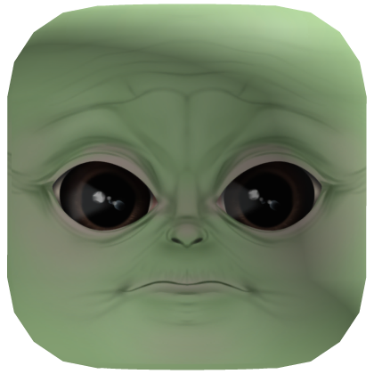 👽 Grogu's Mandalorian Alien Face Roblox item