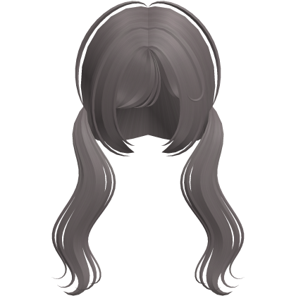 (˶ᵔ ᵕ ᵔ˶) sweet ash wavy fluffy low pigtails By  Roblox item