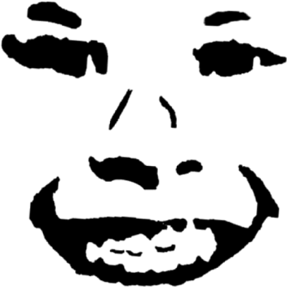 Horror Face Roblox decal