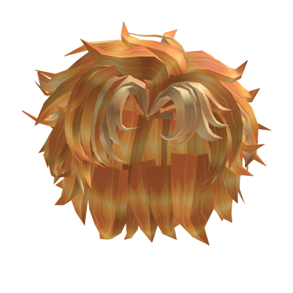 Messy Fluffy Orange Streak Mafia Male Hair
