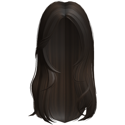 Dark Brown Long Straight Layered Blowout Roblox item
