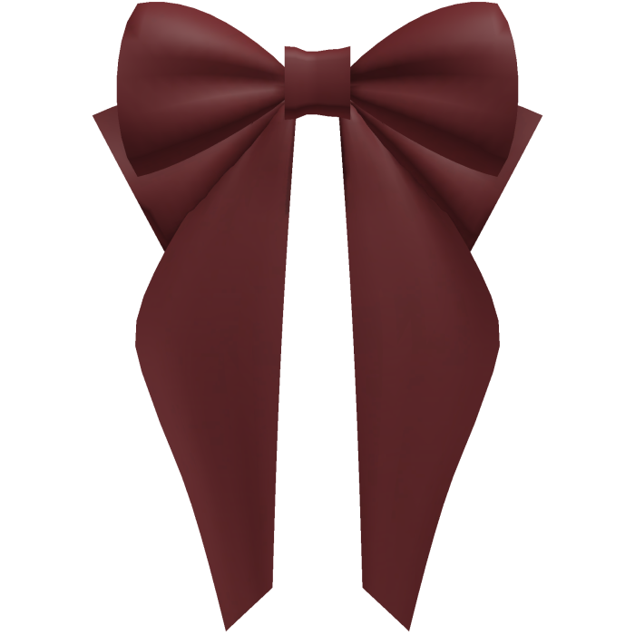 cutesy basic hair bow burgundy