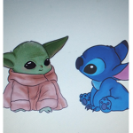 Baby yoda & stitch fan group