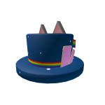 Rainbow Cat Top Hat