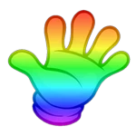 Rainbow Slap Hand