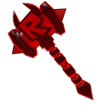 Red Shiny Retro Roblox Hammer