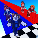 Red VS Blue Teamwork Race