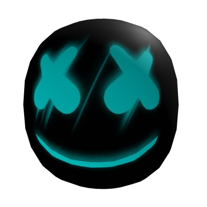 Blue Cyber Neon Mask ⭐