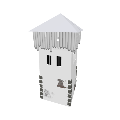 Medieval tower model