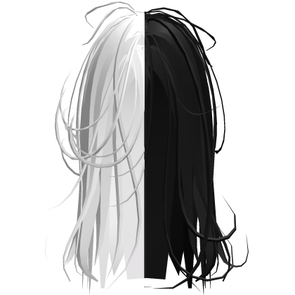 Split White Messy Hair Horror Movie Protagonist 24