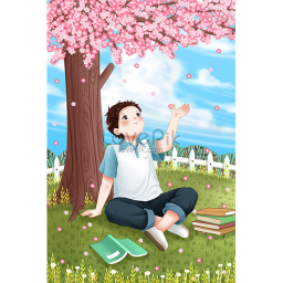 Waste Your Time By Sitting Under A Sakura Tree