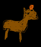 lounging capybara