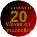 Survived 20 waves on impossible 