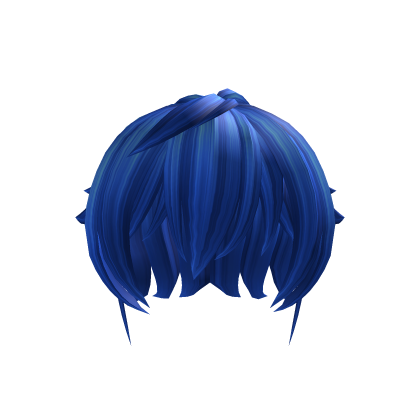 Electric Cobalt Messy Layered Hair Roblox item