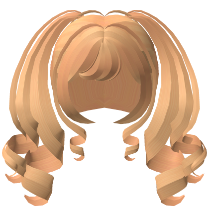 ♡ curly cute big high tweencore pigtails honey  Roblox item