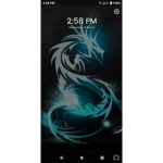 Blue lightning dragon group