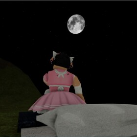 Alone with your friend and the moon
