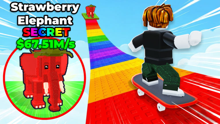 Skate For Brainrots 🛹 Roblox thumbnail