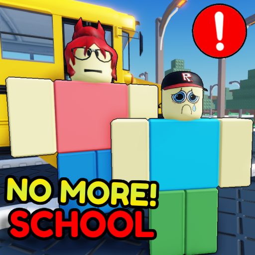 NO MORE SCHOOL official Roblox game thumbnail