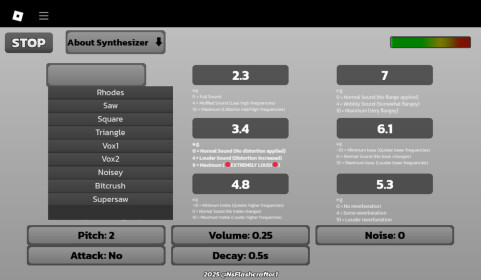 Synthesizer [SOUND MAKER]